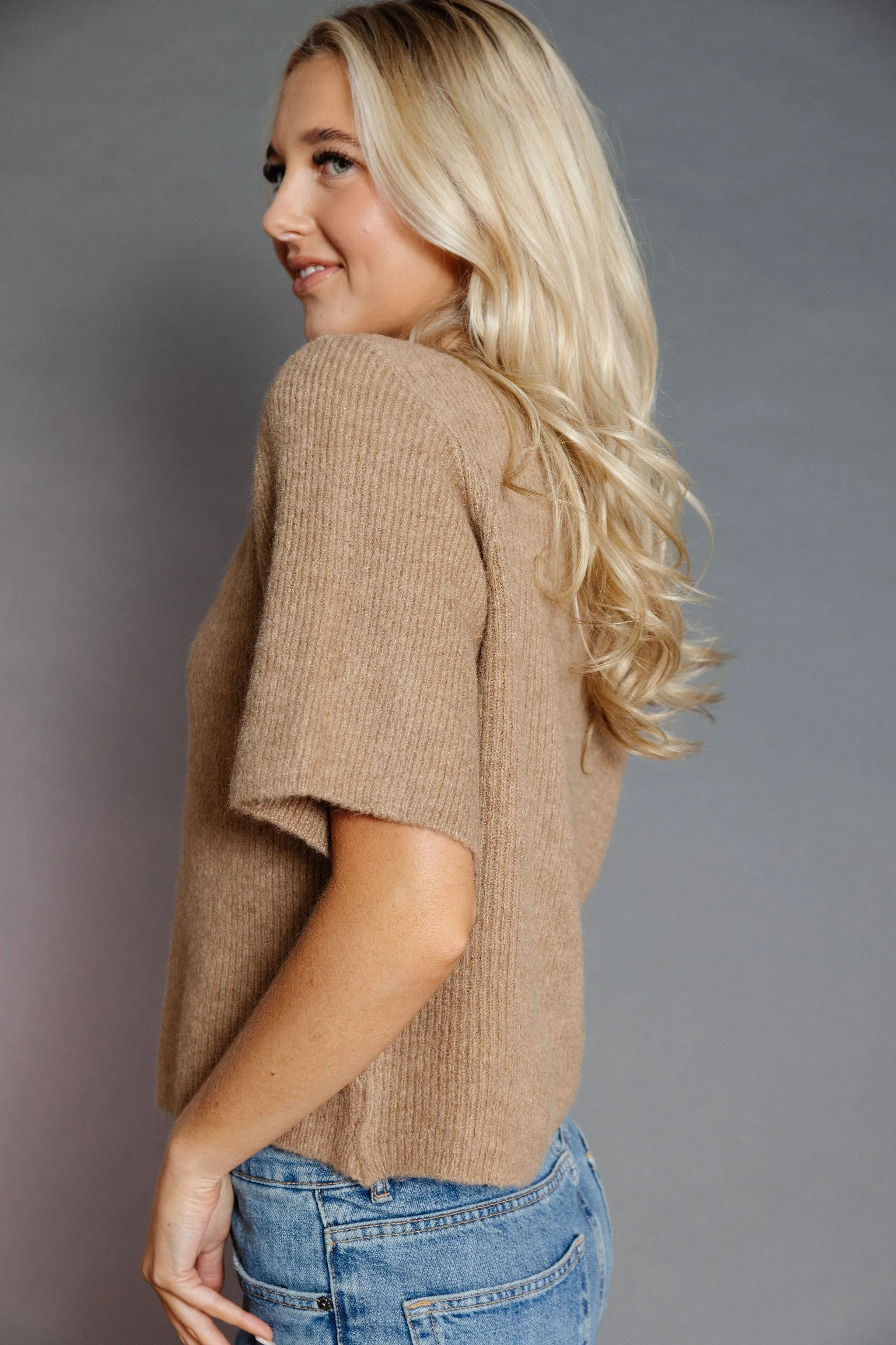 Alexia Cardigan in Camel