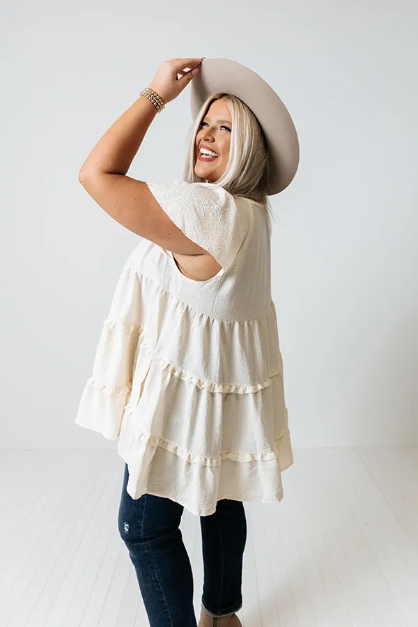 All I Want Is Affection Babydoll Tunic Top Curves