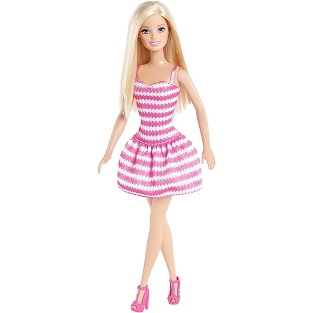 Barbie Doll [Pink Striped Sundress]