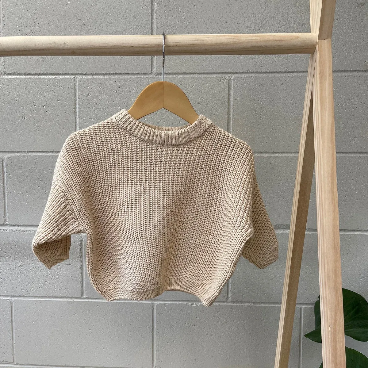 Belan.J Kids Knit Sweater - Cream