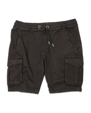 Bermuda Uomo Alpha Industries Cotton Twill Jogger Nero