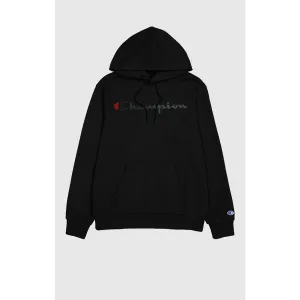 Black Logo Oversized Hoodie