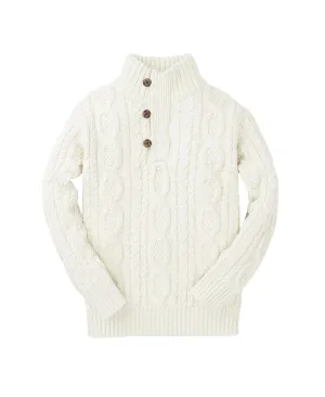 Boys' Button Neck Sweater, Children's Hope & Henry