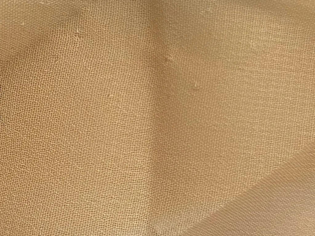 Desert Brown Plain 60 Grams Georgette Fabric