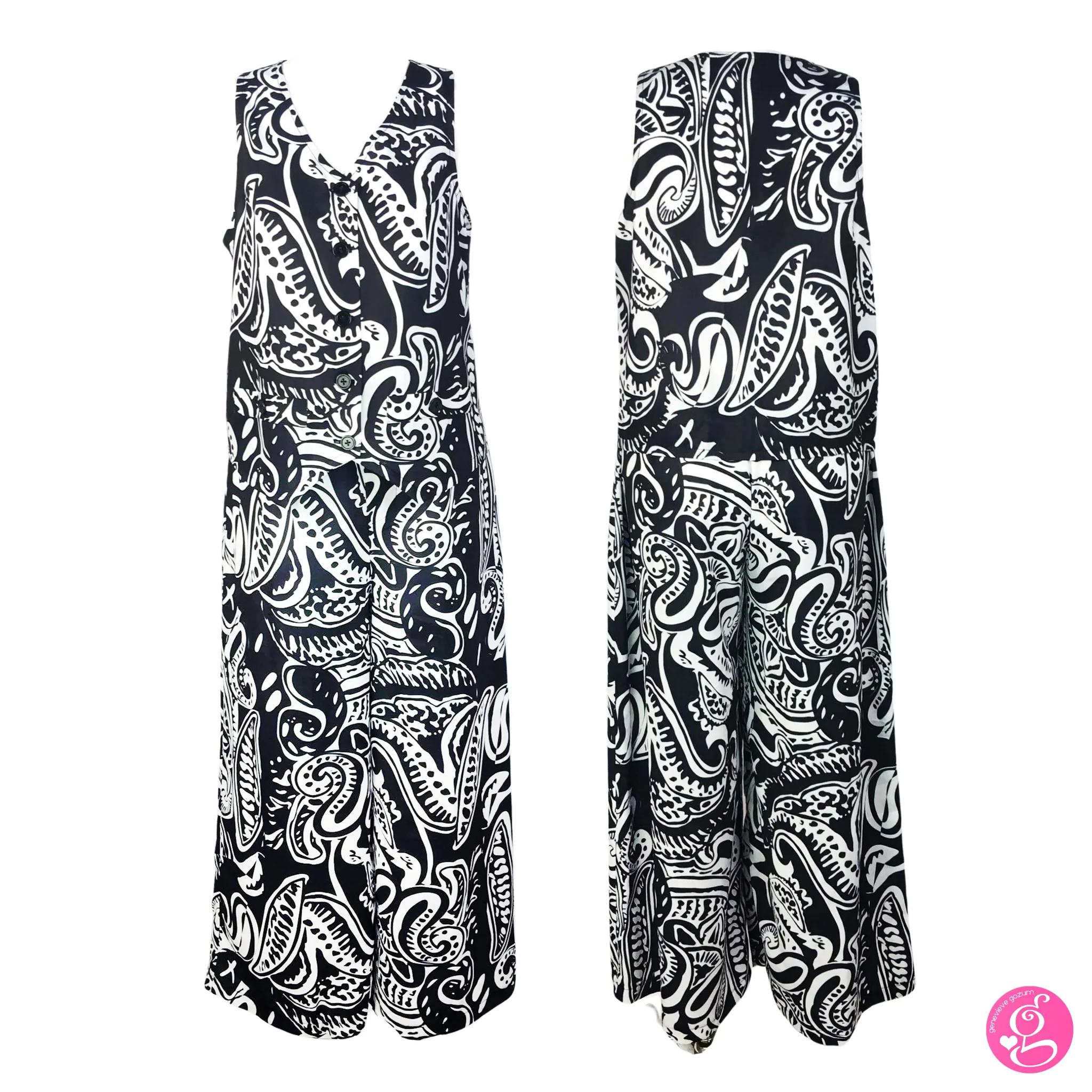 Diane Printed Vest & Pants