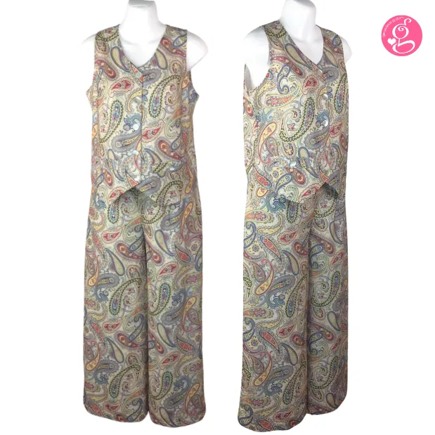 Diane Printed Vest & Pants