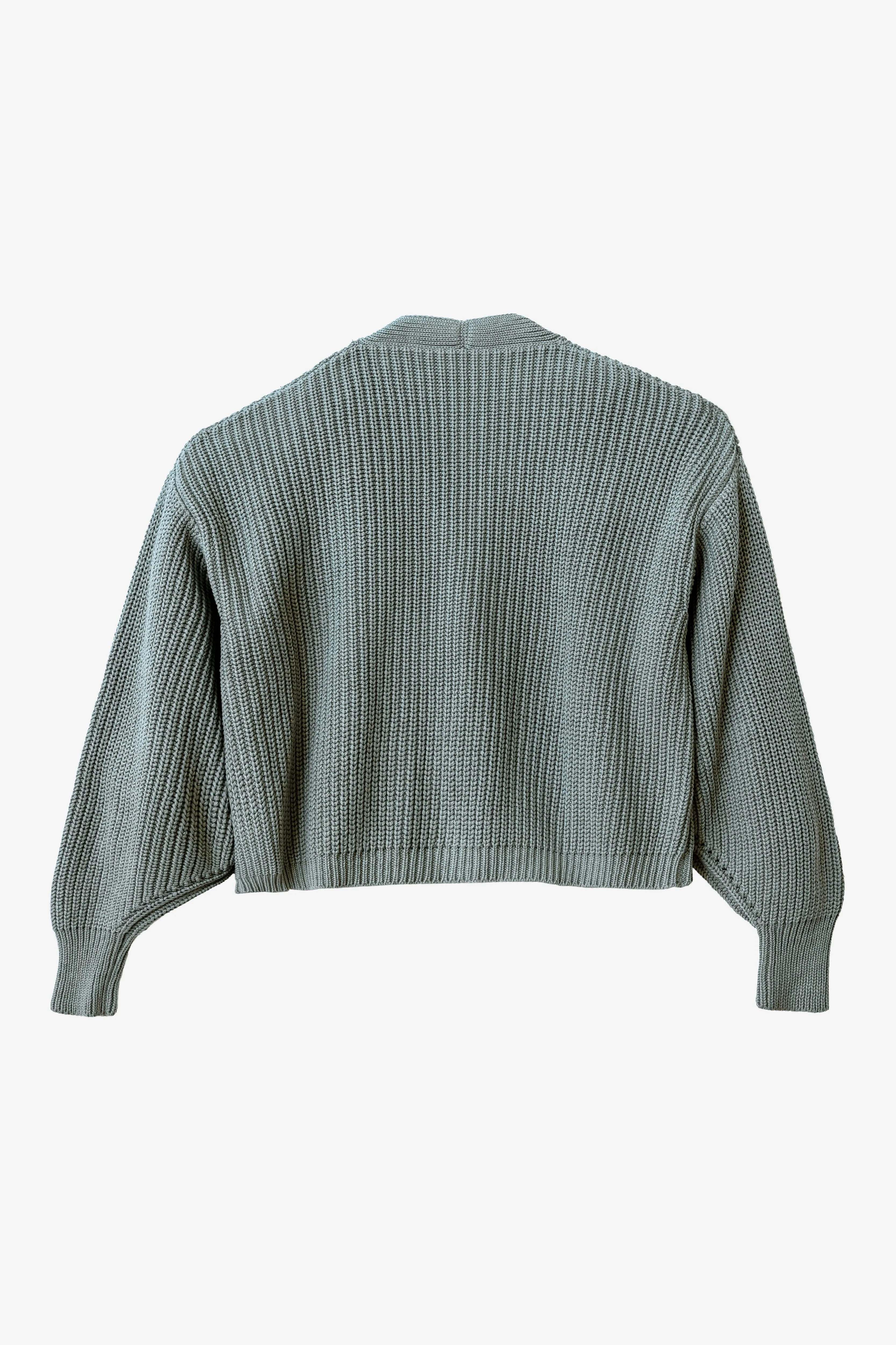 FM35GD - Fisherman Cropped Cardigan