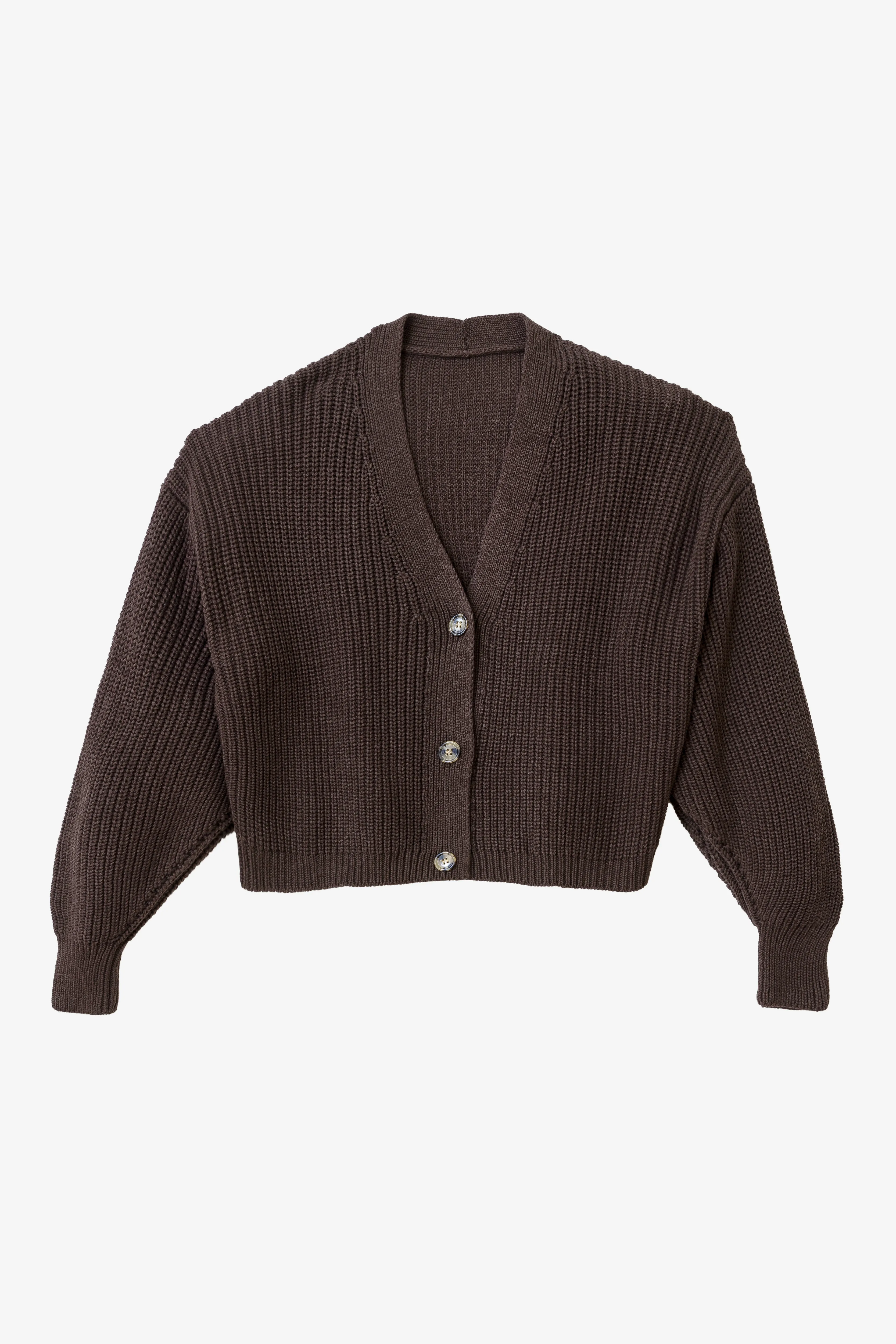 FM35GD - Fisherman Cropped Cardigan