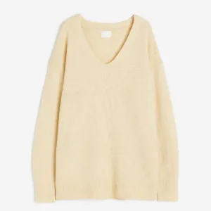 H&M Oversized Sweater, light yellow