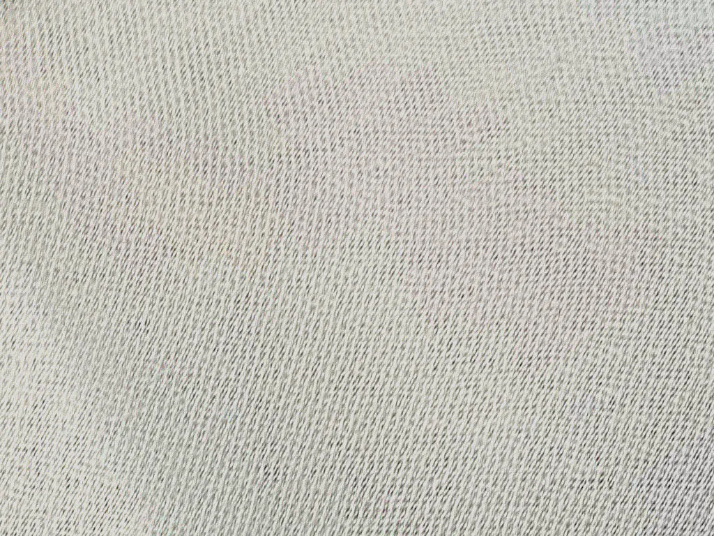 Ivory White Plain 60 Grams Georgette Fabric