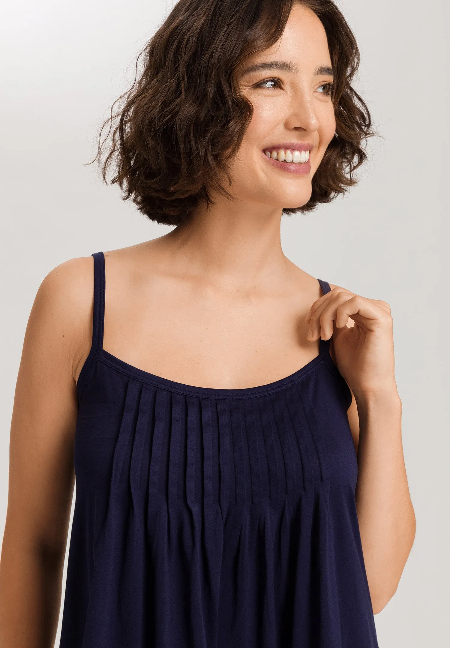 Juliet Pleated Cotton Babydoll | Evening Blue 77747-2621