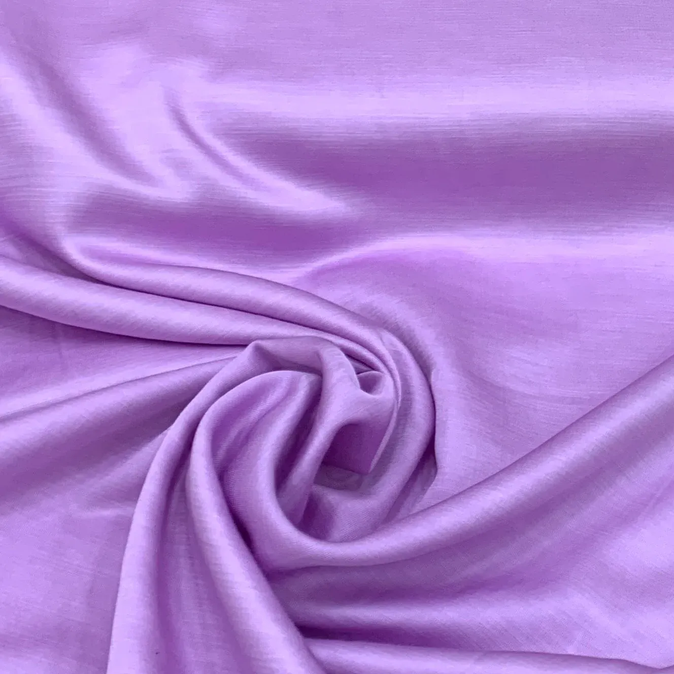 Lavender Plain Viscose Linen Satin Fabric (Wholesale)