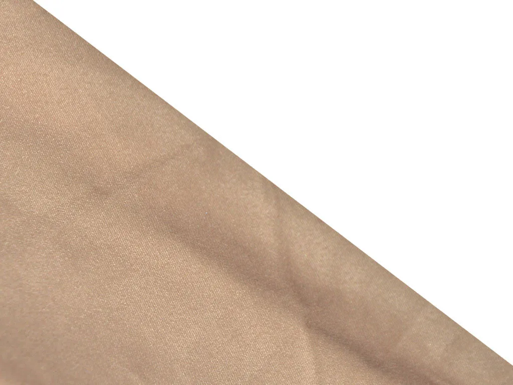 Light Peach Plain Soft Georgette Satin Fabric