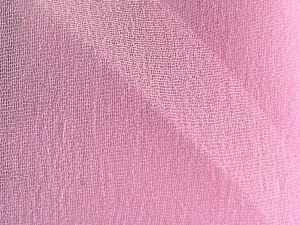 Light Pink Plain 60 Grams Georgette Fabric (Wholesale)