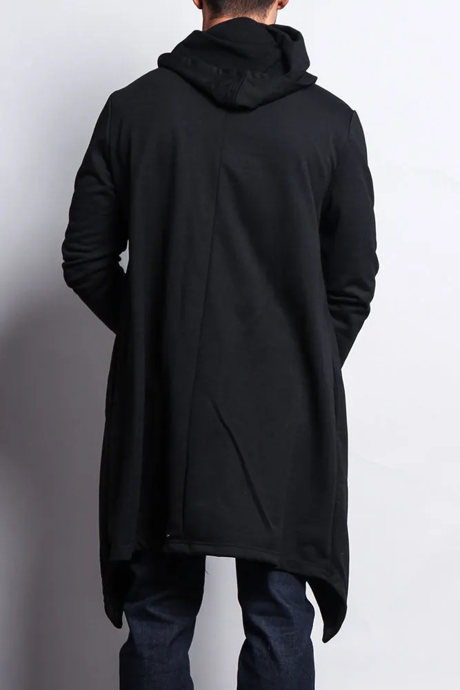 Long Length Drape Cape Cardigan Hoodie