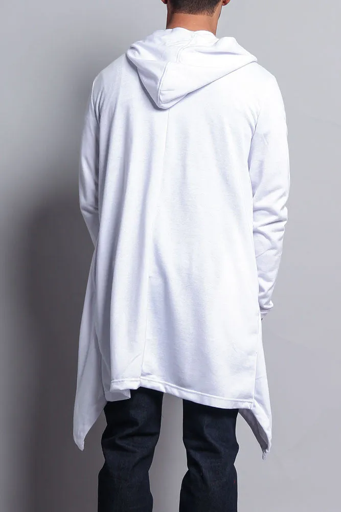 Long Length Drape Cape Cardigan Hoodie