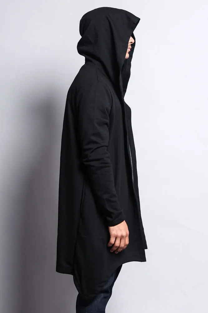 Long Length Drape Cape Cardigan Hoodie