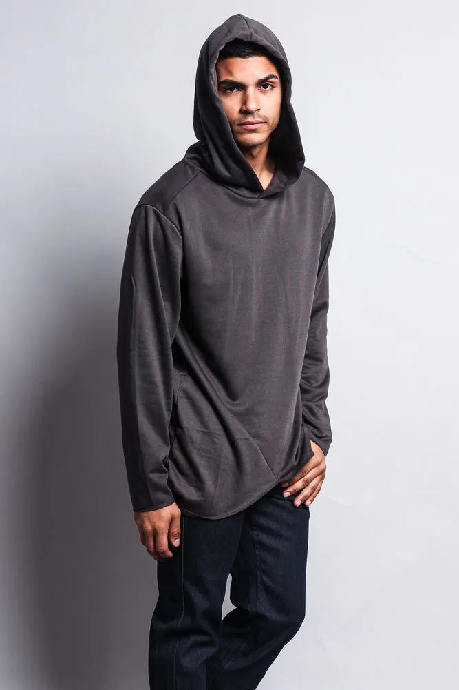 Long Length Fishtail Pullover Hoodie