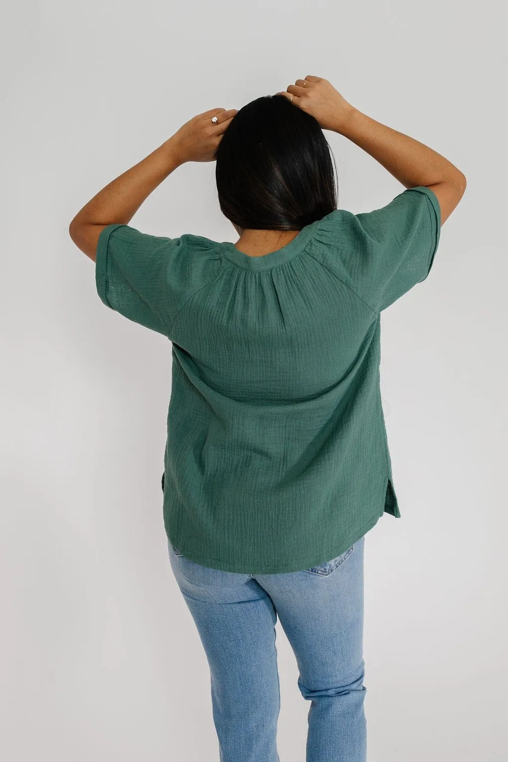 McCharlie Blouse in Pistachio