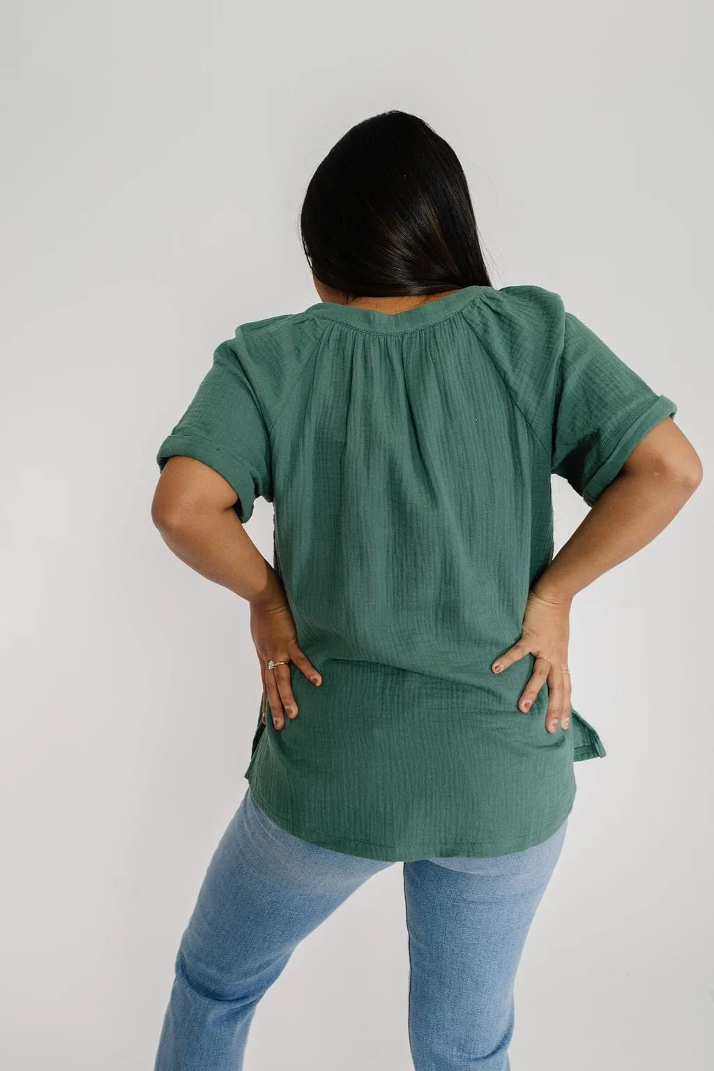 McCharlie Blouse in Pistachio