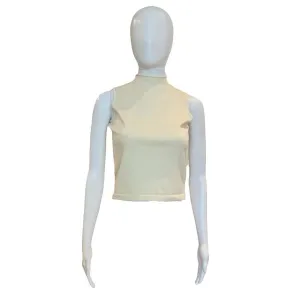 Mock Neck Tank | Ivory