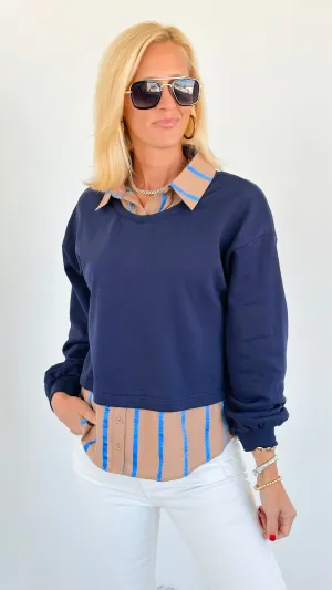 Optimized Seafaring Layered Two-Piece Top