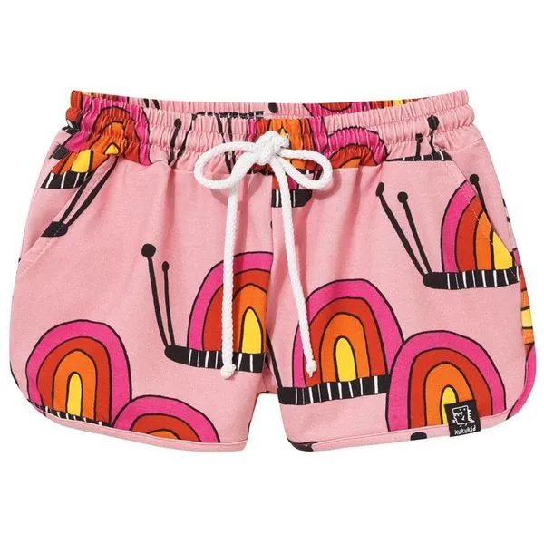 Pink Snails 80's Shorts