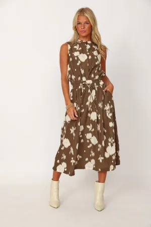 SALE - Rudy Printed TIe Waist Dress