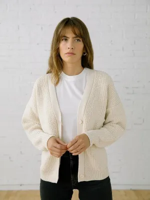 Shelter Cardigan, Birch