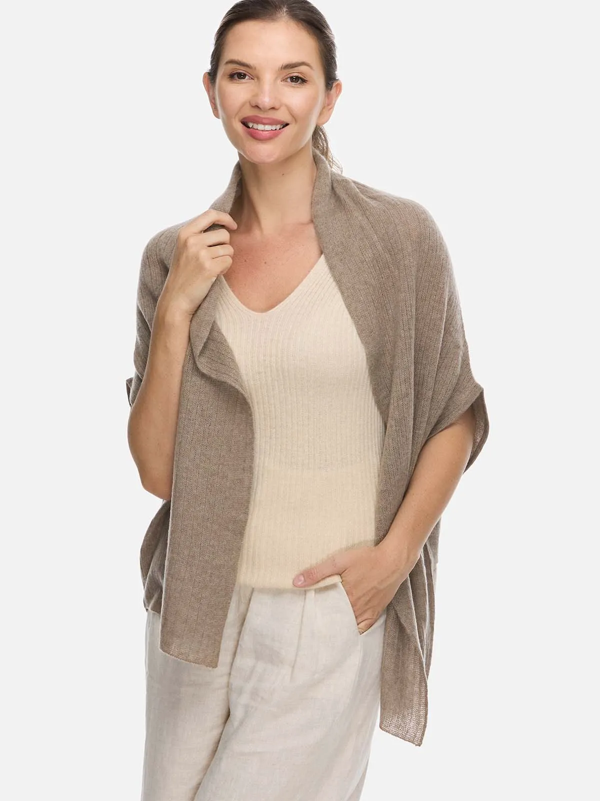 Taupe Effortless Vest