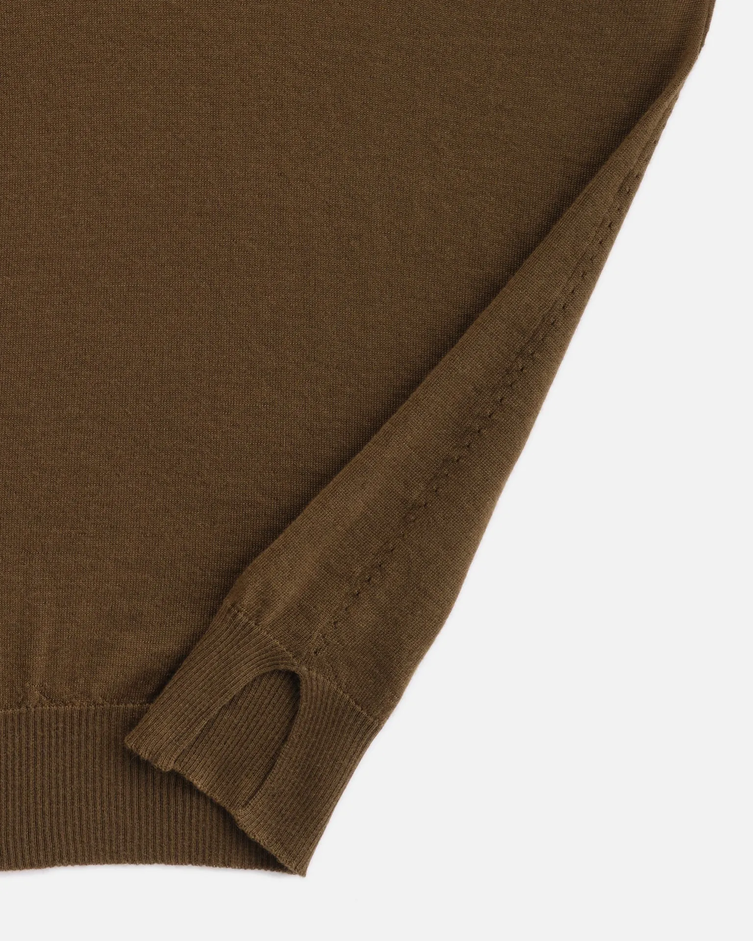 THE SUPER LIGHT ROLLNECK SWEATER | MILITARY