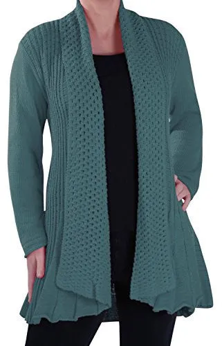 Vienna Crochet Knitted Waterfall Cardigan